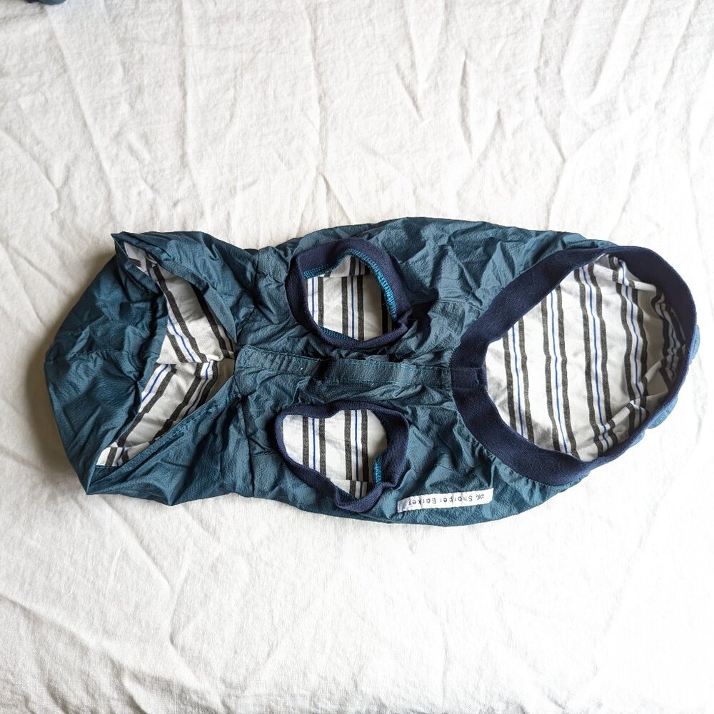 NWOT The Sharper Barker Midnight rain jacket / windbreaker dog jacket size 1